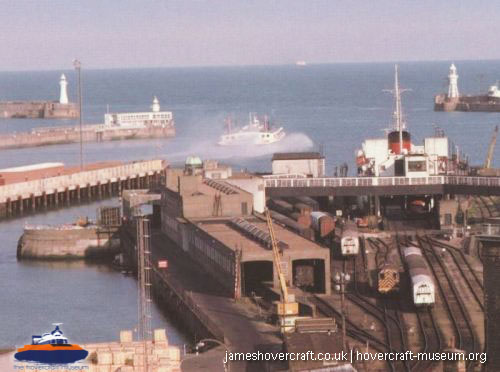 Dover hoverport -  (credit: The <a href='http://www.hovercraft-museum.org/' target='_blank'>Hovercraft Museum Trust</a>).
